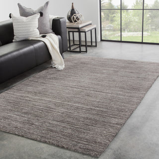 Jaipur Living Blackledge Tallwood BLK02 Gray/Ivory Area Rug Lifestyle Image Feature