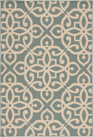 Jaipur Living Bloom Scrolled BLO13 Blue/Cream Area Rug