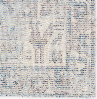 Jaipur Living Blythe Arlowe Light Blue/Gray Area Rug - Corner Close Up Image