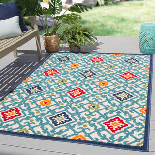 Jaipur Living Belize Danli BLZ10 Multicolor Area Rug Lifestyle Image Feature