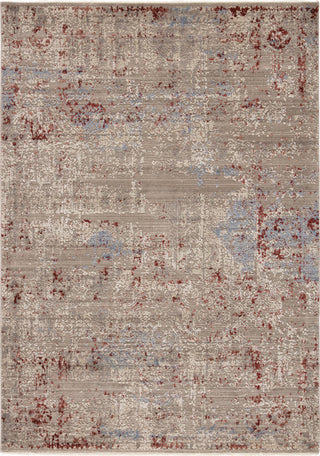 Jaipur Living Brienne Tara BNN04 Gray/Red Area Rug by Vibe