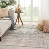 Jaipur Living Boheme Bardia BOH08 Dark Teal/Rust Area Rug Lifestyle Image Feature