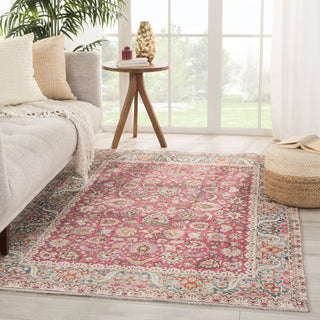 Jaipur Living Boheme Parlour BOH09 Multicolor/Pink Area Rug Lifestyle Image Feature