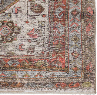 Jaipur Living Boheme Palazza BOH10 Gray/Orange Area Rug - Close Up