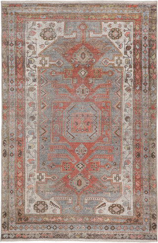 Jaipur Living Boheme Palazza BOH10 Gray/Orange Area Rug - Top Down