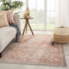Jaipur Living Boheme Thistle BOH11 Orange/Cream Area Rug Lifestyle Image Feature