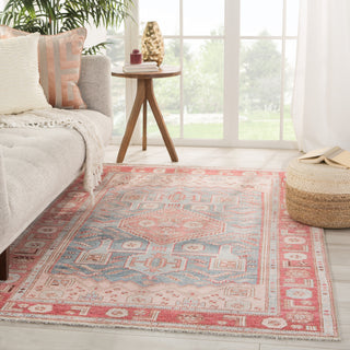 Jaipur Living Boheme Fiddler BOH16 Pink/Blue Area Rug Lifestyle Image Feature