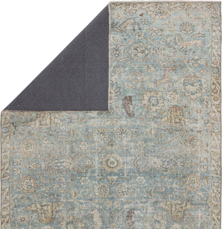 Jaipur Living Boheme Stag BOH17 Teal/Gold Area Rug- Backing Image