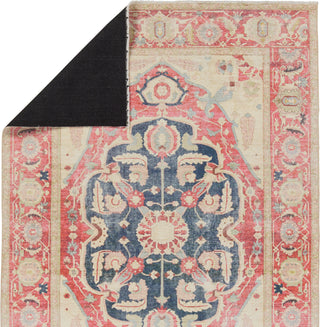 Jaipur Living Boheme Kadi BOH23 Red/Blue Area Rug Backing Image