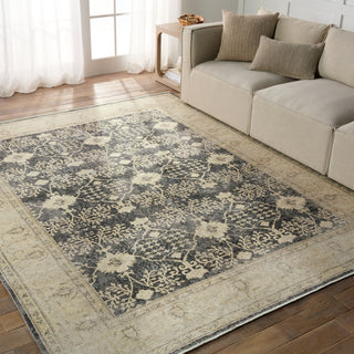 Jaipur Living Boheme Pia BOH24 Navy/Cream Area Rug Lifestyle Image Feature