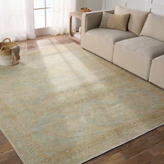 Jaipur Living Boheme Winn BOH25 Blue/Green Area Rug Lifestyle Image Feature