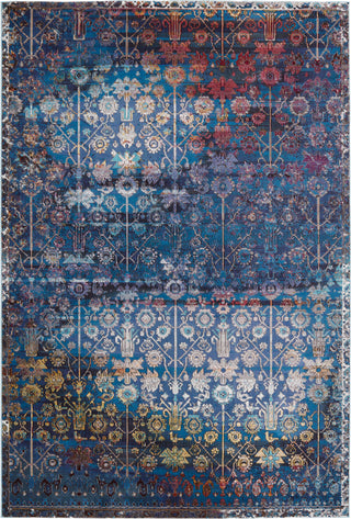 Jaipur Living Borealis Izar BOR01 Blue/Red Area Rug by Vibe - Main Image