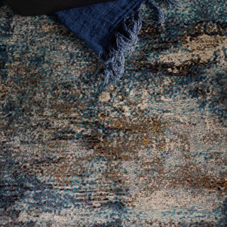 Jaipur Living Borealis Comet BOR02 Blue/Brown Area Rug by Vibe