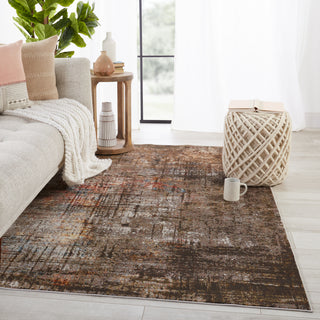 Jaipur Living Borealis Donati BOR05 Brown/Tan Area Rug by Vibe Lifestyle Image Feature