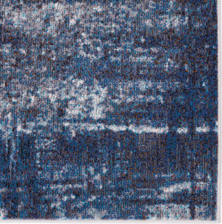 Jaipur Living Borealis Donati BOR06 Blue/Orange Area Rug by Vibe - Corner Close Up Image