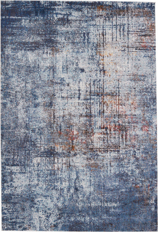 Jaipur Living Borealis Donati BOR06 Blue/Orange Area Rug by Vibe - Main Image