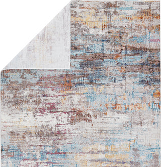 Jaipur Living Borealis Janus BOR07 Multicolor/White Area Rug by Vibe - Backing Image