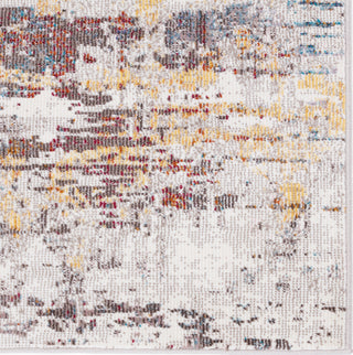 Jaipur Living Borealis Janus BOR07 Multicolor/White Area Rug by Vibe- Corner Close Up Image