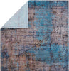 Jaipur Living Borealis Hoku BOR08 Blue/Brown Area Rug by Vibe - Backing Image