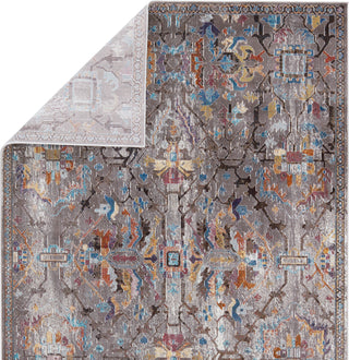 Jaipur Living Borealis Namid BOR09 Gray/Multicolor Area Rug by Vibe - Backing Image