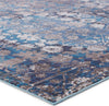 Jaipur Living Borealis Izar BOR10 Blue/White Area Rug by Vibe - Corner Image