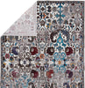 Jaipur Living Borealis Sabik BOR11 Multicolor/Gray Area Rug by Vibe - Backing Image