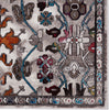 Jaipur Living Borealis Sabik BOR11 Multicolor/Gray Area Rug by Vibe - Corner Close Up Image