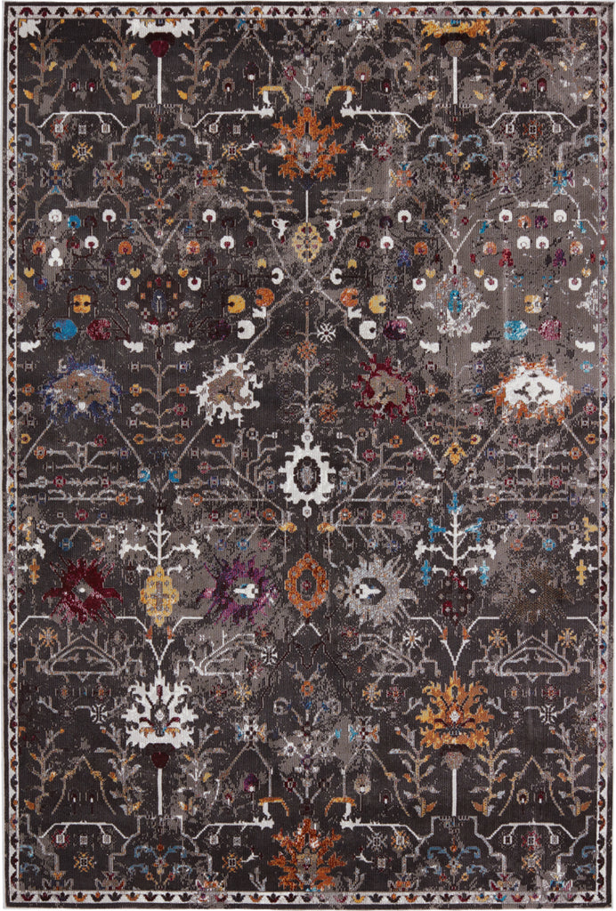 Jaipur Living Borealis Zaniah BOR12 Black/Multicolor Area Rug by Vibe - Main Image
