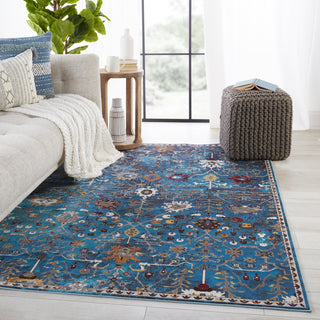 Jaipur Living Borealis Zaniah BOR15 Blue/Multicolor Area Rug by Vibe Lifestyle Image Feature