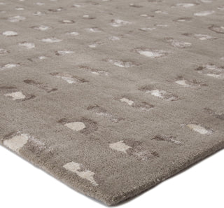 Jaipur Living Baroque Oliva BQ42 Gray/Cream Area Rug - Corner Image