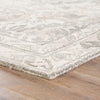 Jaipur Living Bristol Arabia BRI25 White/Gray Area Rug - Corner Image