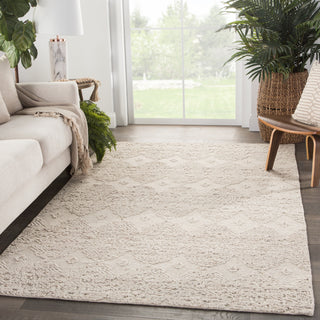 Jaipur Living Burke Dentelle BRK01 Beige Area Rug Lifestyle Image Feature