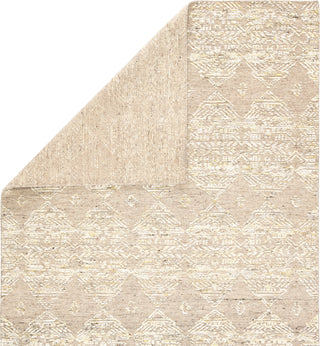 Jaipur Living Burke Dentelle BRK02 Beige/Gold Area Rug - Backing Image