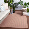 Jaipur Living Brontide Topsail BRO02 Rose/Taupe Area Rug Lifestyle Image Feature
