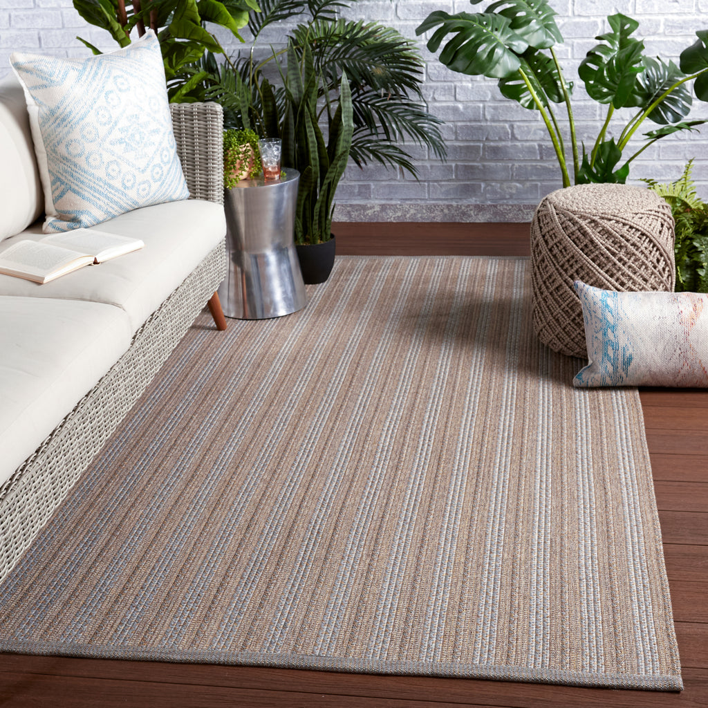 Jaipur Living Brontide Topsail BRO04 Gray/Taupe Area Rug Lifestyle Image Feature