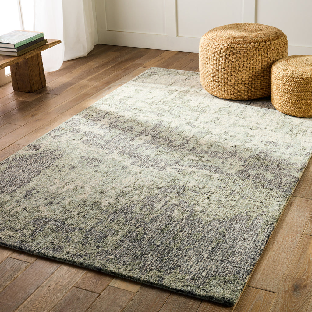 Jaipur Living Britta Plus Absolon BRP11 Taupe/Green Area Rug Lifestyle Image Feature