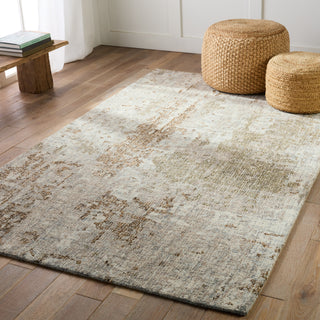 Jaipur Living Britta Plus Octave BRP13 Taupe/Bronze Area Rug Lifestyle Image Feature