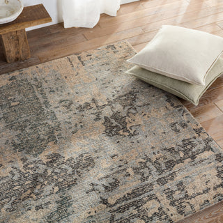 Jaipur Living Britta Plus Octave BRP14 Silver/Tan Area Rug Close Up 