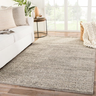 Jaipur Living Brier Sian BRR01 Gray/Beige Area Rug Lifestyle Image Feature