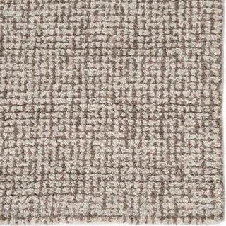 Jaipur Living Britta Oland BRT01 Gray/Light Gray Area Rug - Corner Close Up Image