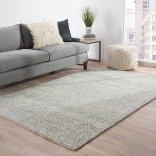 Jaipur Living Britta Oland BRT08 White/Light Blue Area Rug Lifestyle Image Feature