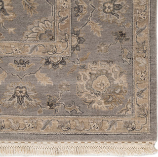 Jaipur Living Biscayne Riverton BS18 Gray/Tan Area Rug - Corner Close Up Image