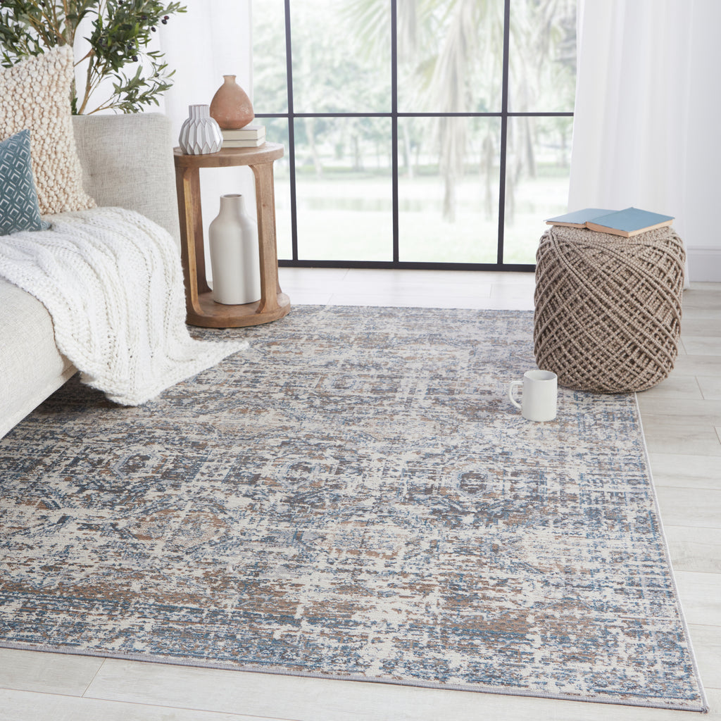 Jaipur Living Byzantine Anastasia BYZ06 Gray/Ivory Area Rug by Vibe Lifestyle Image Feature