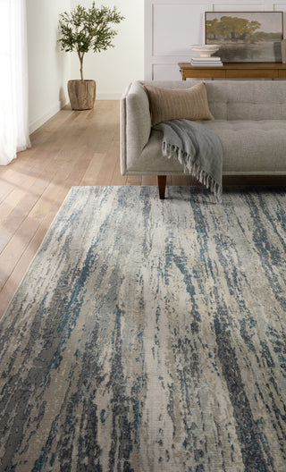 Jaipur Living Caicos Anomia CAI09 Blue/Taupe Area Rug Lifestyle Image Feature