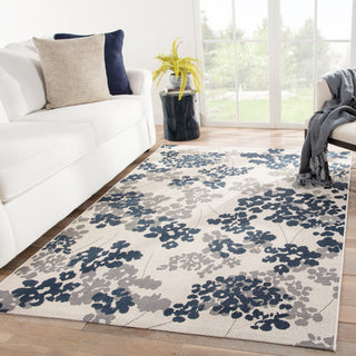 Jaipur Living Catamaran Mariner CAM07 Blue/Gray Area Rug Lifestyle Image Feature