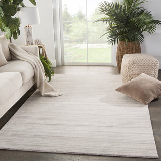 Jaipur Living Cason Tundra CAO01 Gray/White Area Rug Lifestyle Image Feature