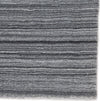 Jaipur Living Cason Tundra CAO02 Dark Gray/Silver Area Rug Corner Close Up Image