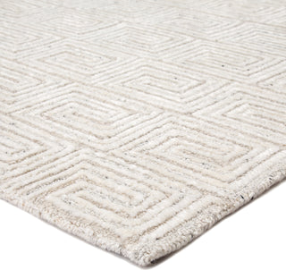 Jaipur Living Capital Harkness CAP03 White/Gray Area Rug Corner Image