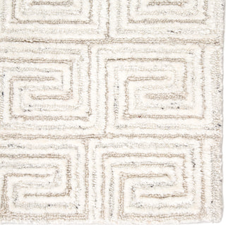 Jaipur Living Capital Harkness CAP03 White/Gray Area Rug Corner Close Up Image