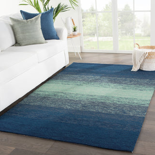 Jaipur Living Catalina Blaze CAT26 Blue/Green Area Rug Lifestyle Image Feature